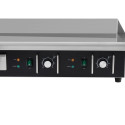 Plaque de cuisson en chrome lisse électrique professionnelle 730 mm - 400V - GOLDINOX