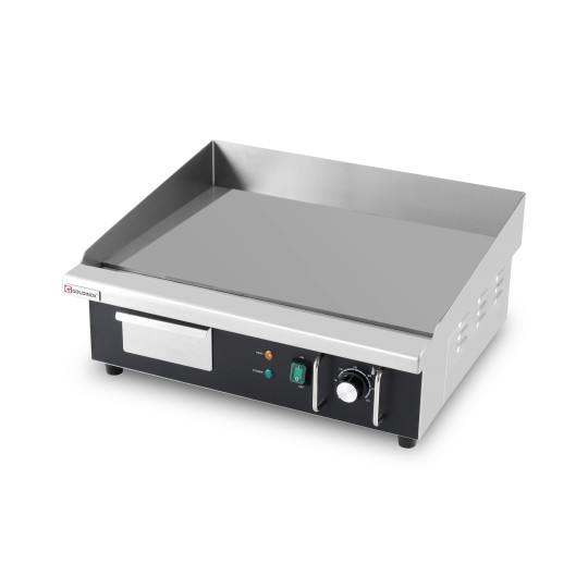 Plaque de cuisson en acier lisse électrique professionnelle 550 mm - GOLDINOX