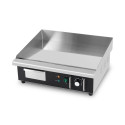 Plaque de cuisson en chrome lisse électrique professionnelle 550 mm - GOLDINOX