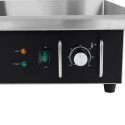 Plaque de cuisson en chrome lisse électrique professionnelle 550 mm - GOLDINOX