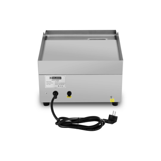 Plaque de cuisson en acier lisse électrique professionnelle 360 mm - GOLDINOX