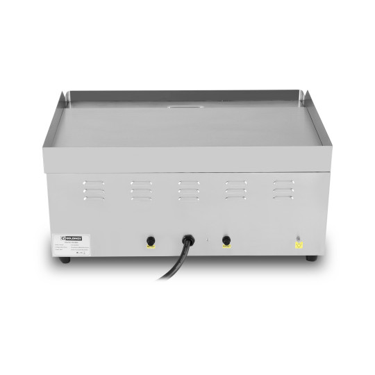 Plaque de cuisson en acier lisse électrique professionnelle 660 mm - GOLDINOX