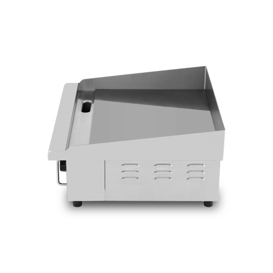Plaque de cuisson en acier lisse électrique professionnelle 550 mm - GOLDINOX