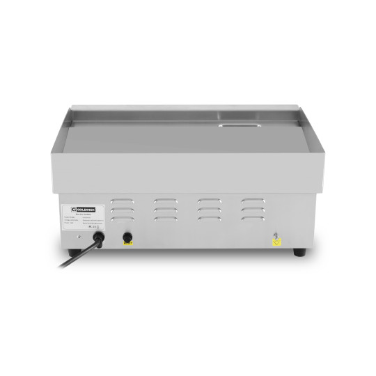 Plaque de cuisson en acier lisse électrique professionnelle 550 mm - GOLDINOX