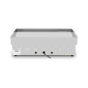 Plaque de cuisson en chrome lisse électrique professionnelle 730 mm - 400V - GOLDINOX