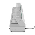 Bain marie avec robinet de vidange professionnel - 3 x GN1/2 - GOLDINOX