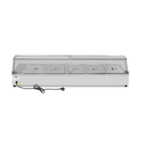 Bain marie avec robinet de vidange professionnel - 3 x GN1/2 - GOLDINOX