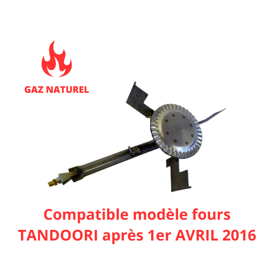 Brûleur gaz naturel pour Four Tandoori (A PARTIR D'AVRIL 2016) - GOLDINOX