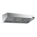 Hotte murale 3000 x 700 x 540 mm avec moteur, variateur, éclairage, filtre et robinet de vidange / GOLDINOX