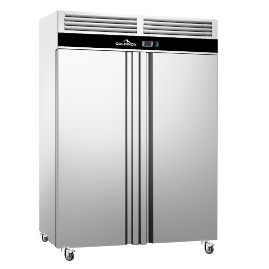 Armoire réfrigérée positive professionnelle 2 portes GN 2/1 - GOLDINOX