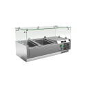 Vitrine à ingrédients réfrigérée vitrée 850mm - GOLDINOX