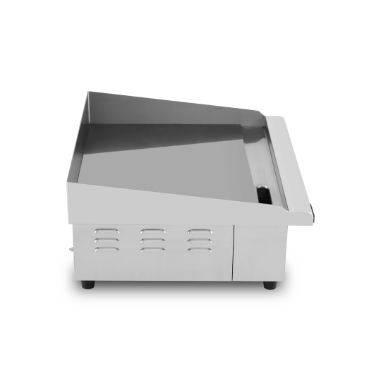 Plaque de cuisson en acier lisse électrique professionnelle 550 mm - GOLDINOX
