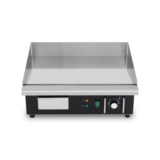 Plaque de cuisson en chrome lisse électrique professionnelle 550 mm - GOLDINOX