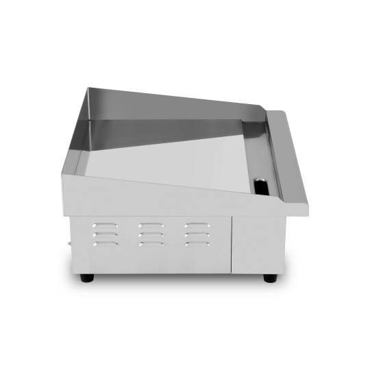 Plaque de cuisson en chrome lisse électrique professionnelle 550 mm - GOLDINOX