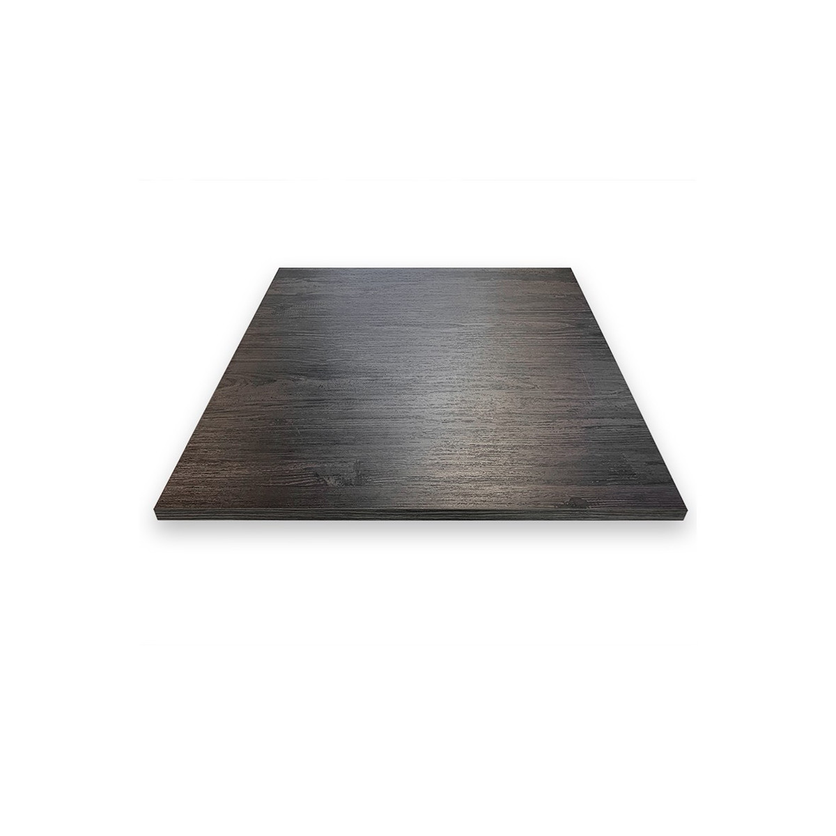 Table complète 60x60 cm Volcanique avec pied de table noir / GOLDINOX