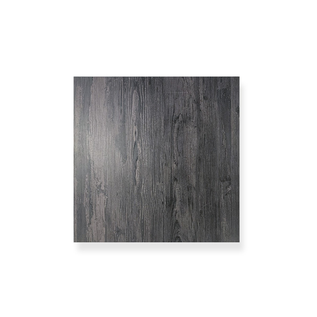 Table complète 60x60 cm Volcanique avec pied de table noir / GOLDINOX