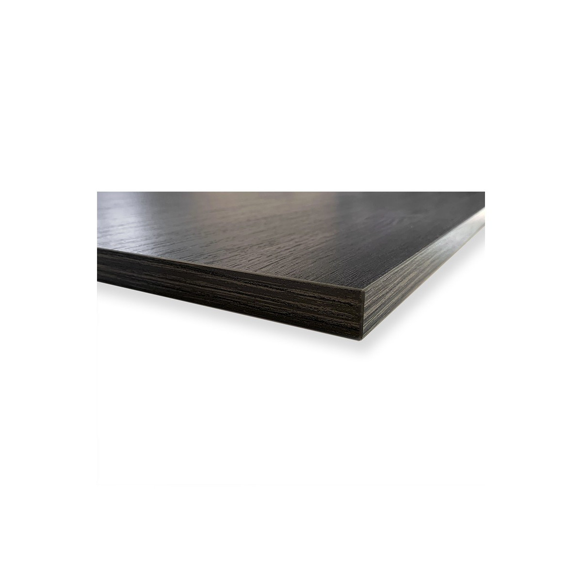 Table complète 60x60 cm Volcanique avec pied de table noir / GOLDINOX