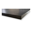 Table complète 60x60 cm Volcanique avec pied de table noir / GOLDINOX