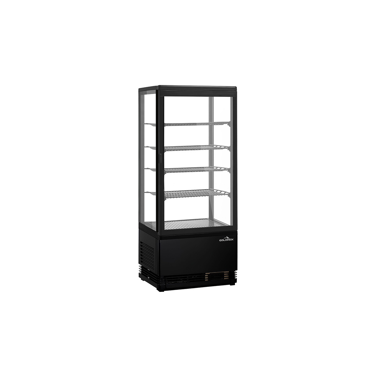 Vitrine réfrigérée positive noire 98 Litres - GOLDINOX