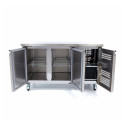 Table réfrigérée positive Tropicalisée 2 portes PREMIUM - GOLDINOX Table réfrigérée positive Tropicalisée 2 portes PREMIUM - GOLDINOX