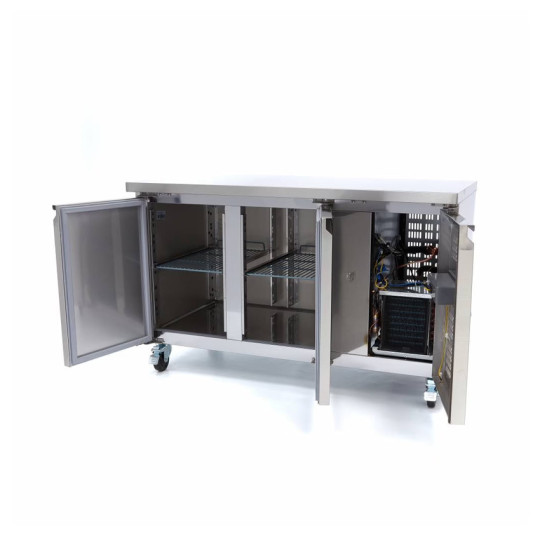 Table réfrigérée positive Tropicalisée 2 portes PREMIUM - GOLDINOX Table réfrigérée positive Tropicalisée 2 portes PREMIUM - GOLDINOX