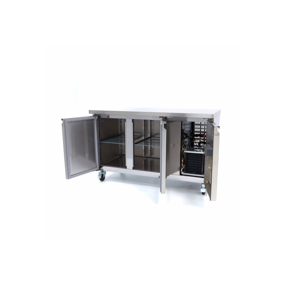 Table réfrigérée positive Tropicalisée 2 portes PREMIUM - GOLDINOX
