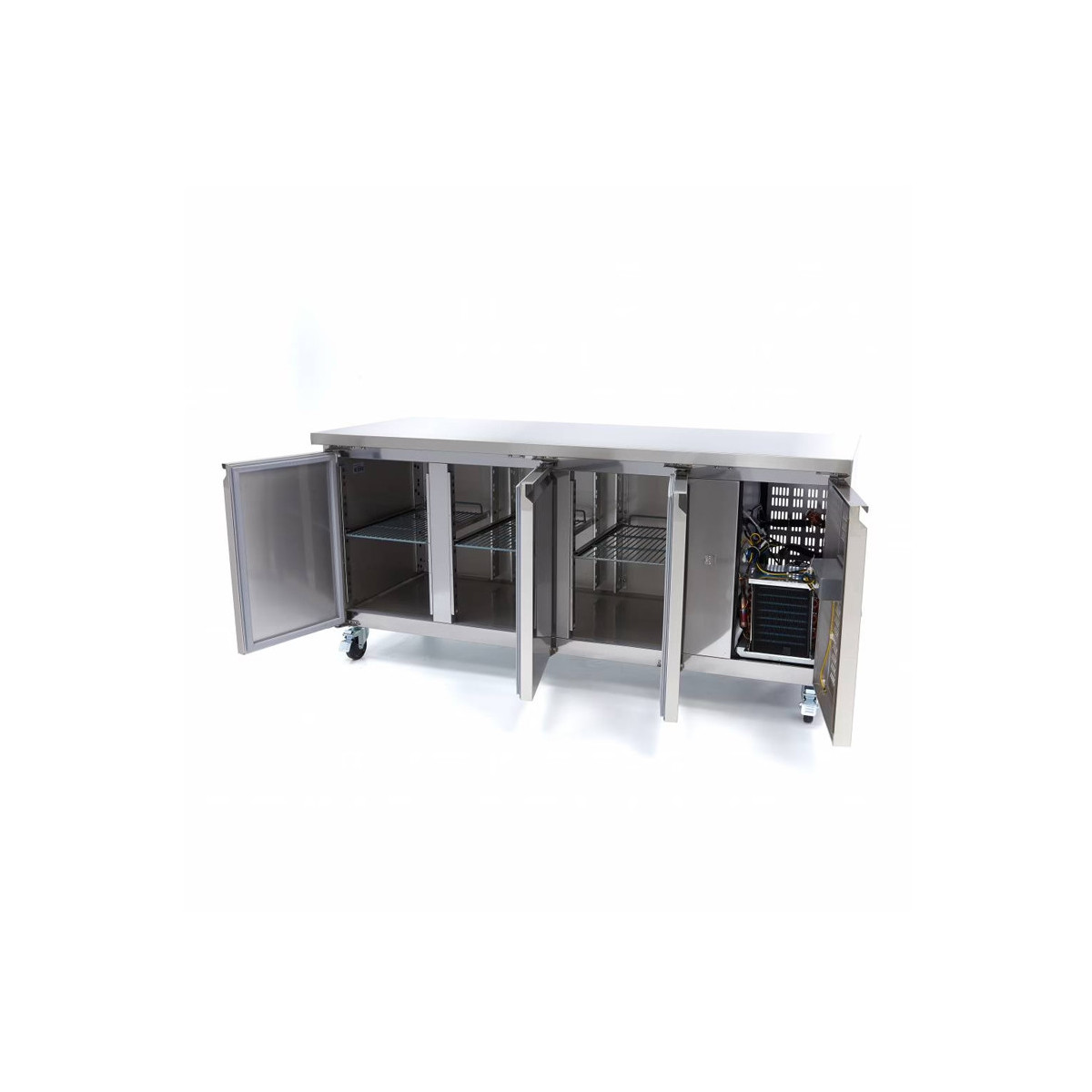 Table réfrigérée positive Tropicalisée 3 portes PREMIUM - GOLDINOX