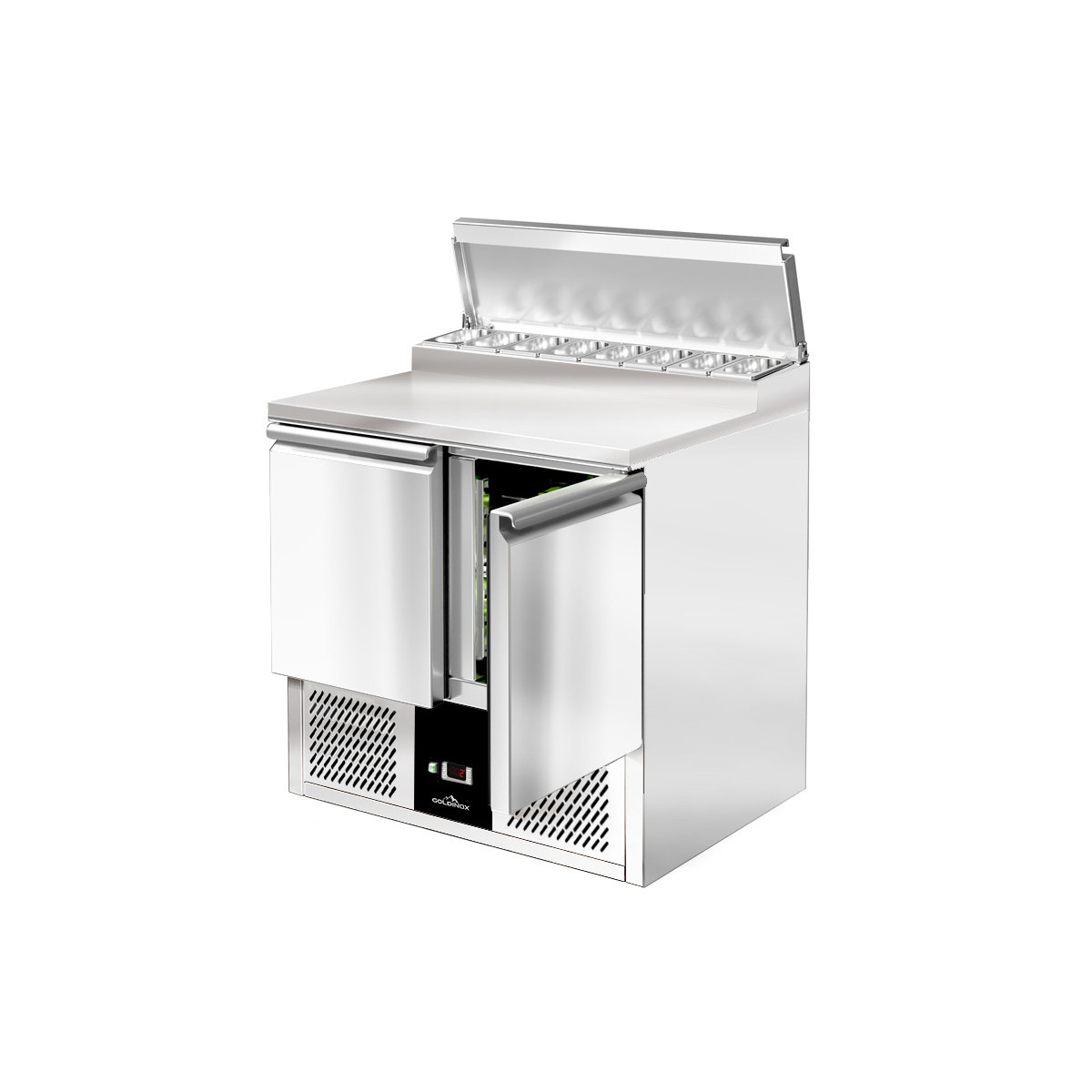 Table de préparation compacte 2 portes PREMIUM - GOLDINOX