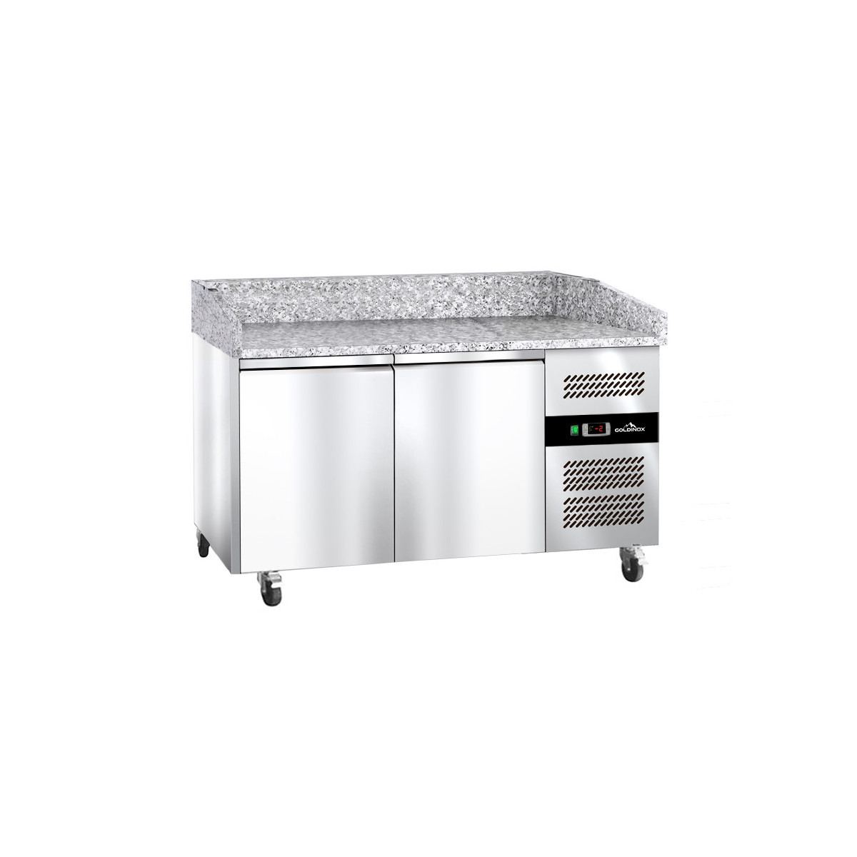 Meuble à pizza 2 portes avec granit Tropicalisée PREMIUM - GOLDINOX