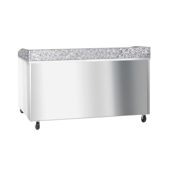 Meuble à pizza 2 portes avec granit Tropicalisée PREMIUM - GOLDINOX
