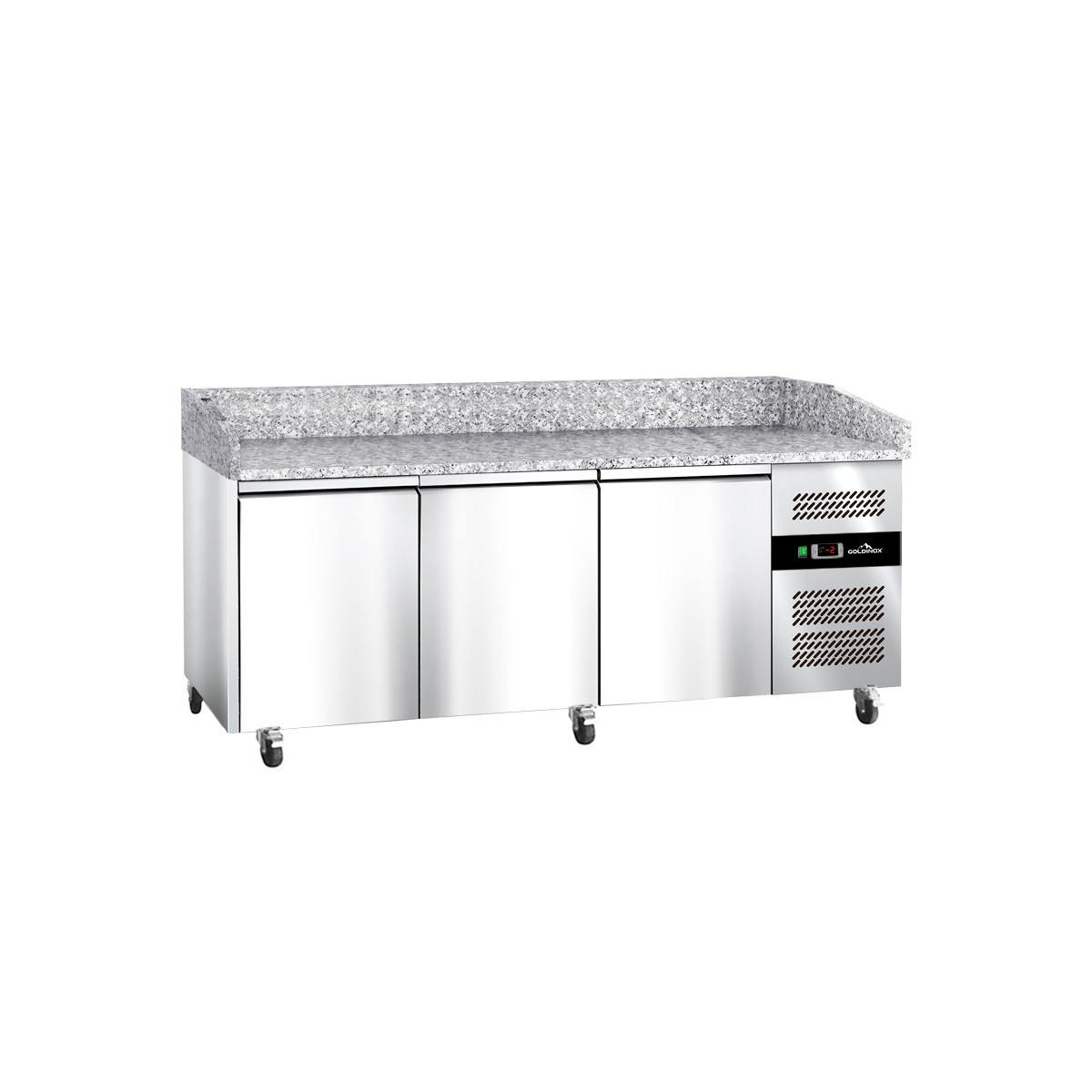 Meuble à pizza 3 portes avec granit Tropicalisée PREMIUM - GOLDINOX