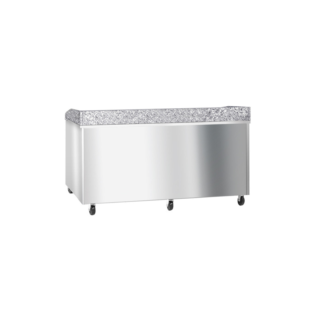 Meuble à pizza 3 portes avec granit Tropicalisée PREMIUM - GOLDINOX