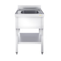 Plonge inox 1 bac - 800 x 700 mm PREMIUM / GOLDINOX 