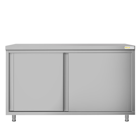 Meuble bas inox 1400 x 700 mm ECO / GOLDINOX