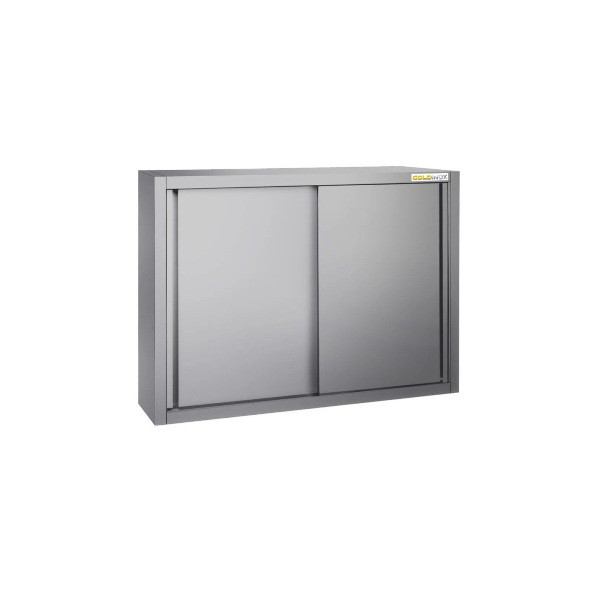 Placard mural inox 1000 x 400 mm / Hauteur 1000 mm avec portes coulissantes ECO / GOLDINOX
