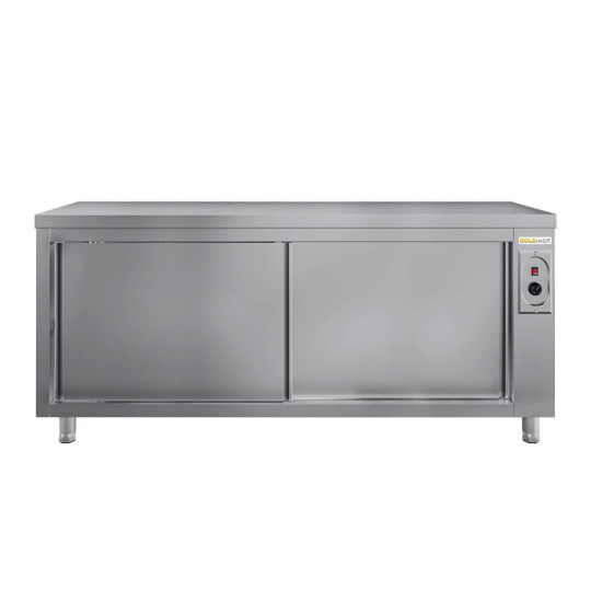 Meuble bas inox chauffant 2000 x 700 mm ECO / GOLDINOX