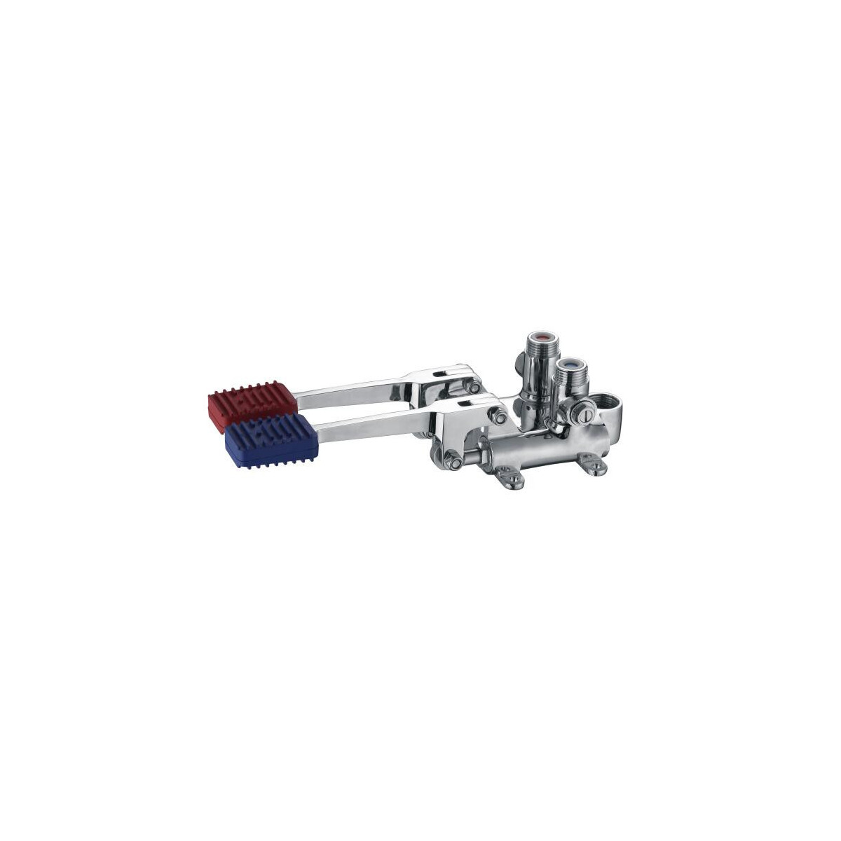 Mitigeur professionnel 2 pédales et 2 arrivées d'eau PREMIUM / GOLDINOX