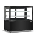 Vitrine réfrigérée d'exposition noire - 1540 x 688 x 1200 mm - PREMIUM - GOLDINOX