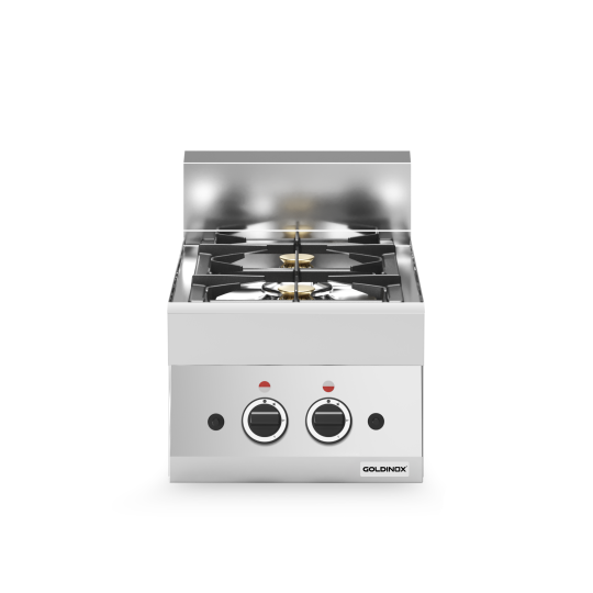 Cuisinière à gaz 2 brûleurs (8,6 kW) à poser PREMIUM / GOLDINOX