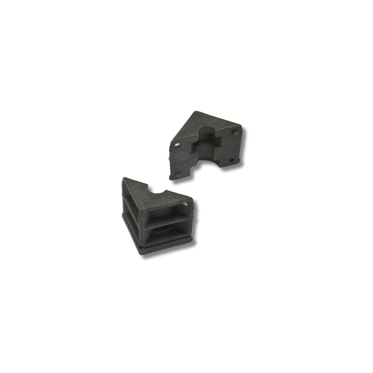 Embout pour 1 roulette (2 triangles) pour table inox référence TN