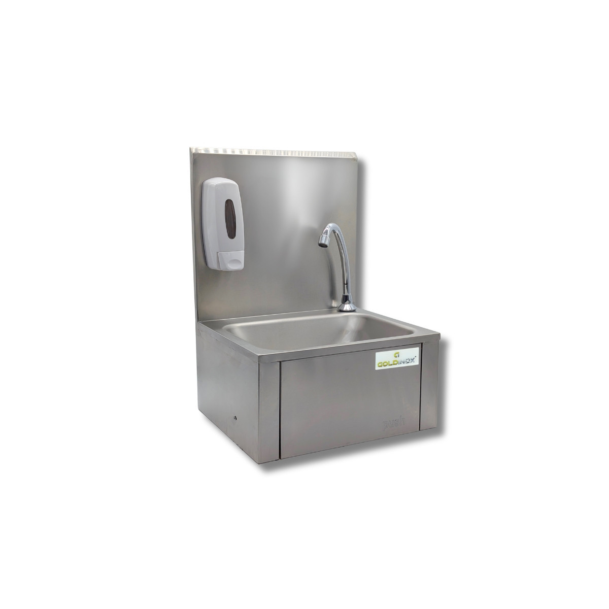 Lave-mains à commande fémorale + Distributeur de savon / GOLDINOX