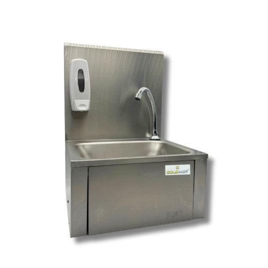 Lave-mains à commande fémorale + Distributeur de savon / GOLDINOX