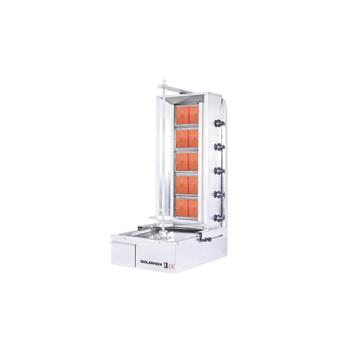Machine à kebab 5 feux Gaz PREMIUM / GOLDINOX