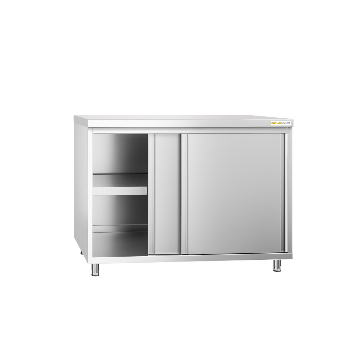 Meuble bas inox 1000 x 600 mm PREMIUM / GOLDINOX