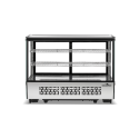 Vitrine réfrigérée positive de comptoir noire 160 Litres PREMIUM - GOLDINOX