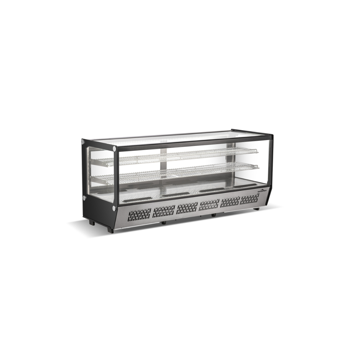 Vitrine réfrigérée positive de comptoir noire 268 Litres PREMIUM - GOLDINOX
