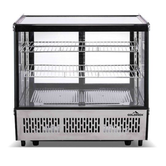 Vitrine réfrigérée positive de comptoir noire 120 Litres - GOLDINOX Vitrine réfrigérée positive de comptoir noire 120 Litres - GOLDINOX