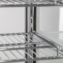 Vitrine réfrigérée positive de comptoir noire 268 Litres PREMIUM - GOLDINOX