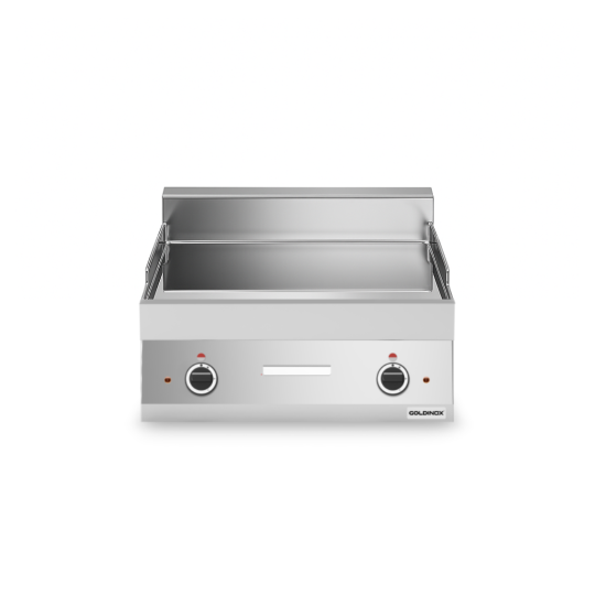 Plaque de cuisson électrique 700 mm lisse chromée (9 kW) à poser PREMIUM / GOLDINOX