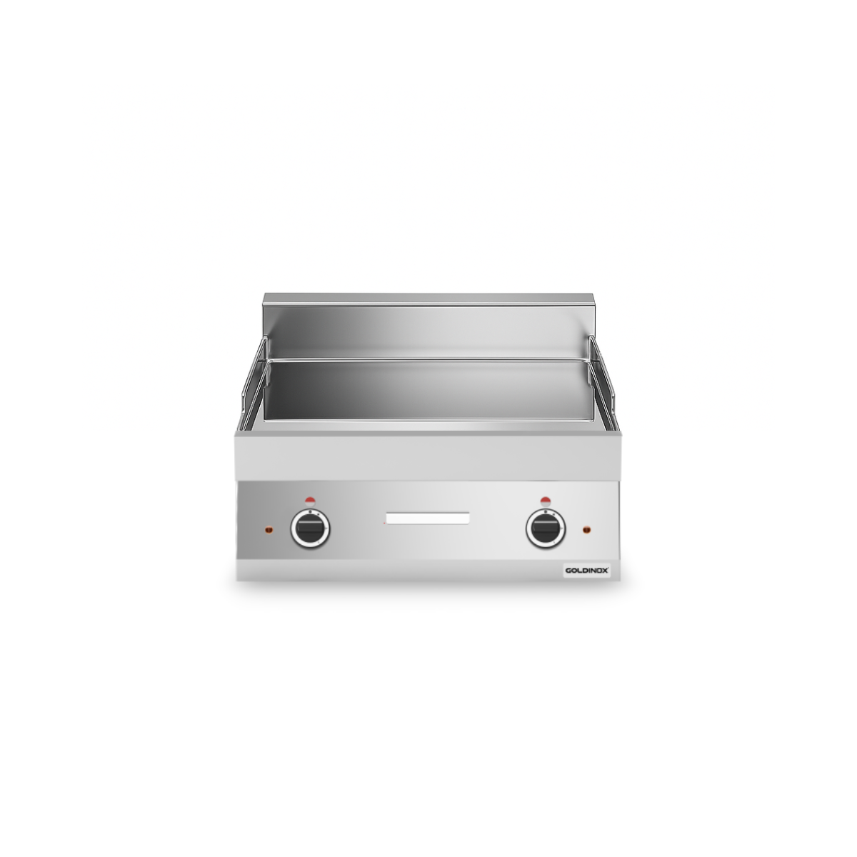 Plaque de cuisson électrique 700 mm lisse chromée (9 kW) à poser PREMIUM / GOLDINOX
